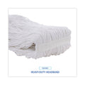 Boardwalk Cut-End Wet Mop Head, Rayon, No. 32, White