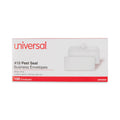 Universal Peel Seal Strip Business Envelope, #10, Square Flap, Self-Adhesive Closure, 4.13 x 9.5, White, 100/Box