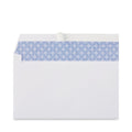 Universal Peel Seal Strip Security Tint Business Envelope, #10, Square Flap, Self-Adhesive Closure, 4.13 x 9.5, White, 100/Box