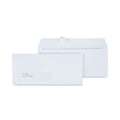 Universal Peel Seal Strip Business Envelope, Address Window, #10, Square Flap, Self-Adhesive Closure, 4.13 x 9.5, White, 500/Box