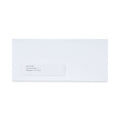 Universal Peel Seal Strip Business Envelope, Address Window, #10, Square Flap, Self-Adhesive Closure, 4.13 x 9.5, White, 500/Box