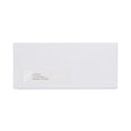 Universal Open-Side Business Envelope, 1 Window, #10, Commercial Flap, Gummed Closure, 4.13 x 9.5, White, 250/Box