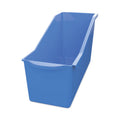 deflecto Antimicrobial Book Bin, 14.2 x 5.34 x 7.35, Blue