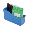 deflecto Antimicrobial Book Bin, 14.2 x 5.34 x 7.35, Blue