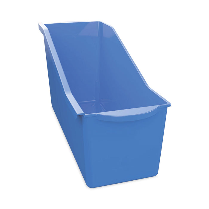 deflecto Antimicrobial Book Bin, 14.2 x 5.34 x 7.35, Blue