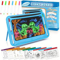 LED Light-Up Doodle Board – 9 Double-Sided Cards with Markers, Art Toy for Kids 3-8 by DailySale
