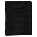 Blueline EcoLogix NotePro Executive Notebook, 1 Subject, Medium/College Rule, Black Cover, 11 x 8.5, 100 Sheets