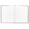 Blueline Executive Notebook, Ribbon Bookmark, 1 Subject, Medium/College Rule, Black Cover, 10.75 x 8.5, 75 Sheets