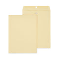 Universal Kraft Clasp Envelope, #10 1/2, Square Flap, Clasp/Gummed Closure, 9 x 12, Brown Kraft, 100/Box