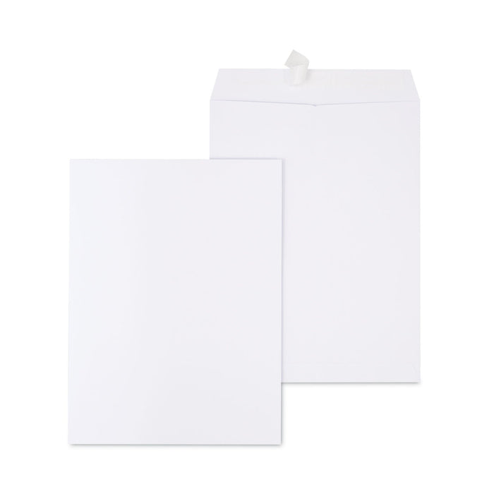 Universal EasyClose Catalog Envelope, #10 1/2, Square Flap, Self-Adhesive Closure, 9 x 12, White, 250/Box
