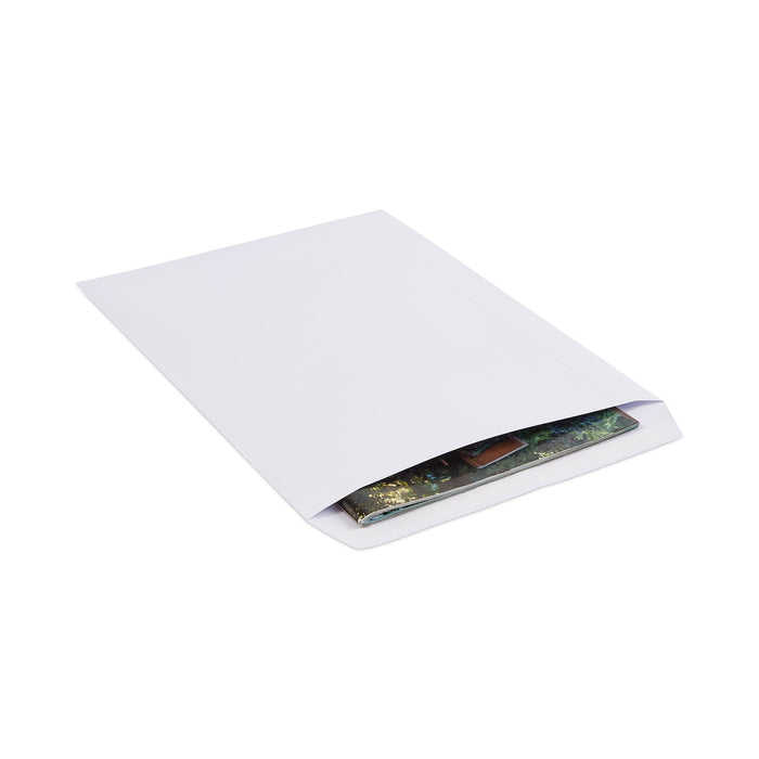 Universal Catalog Envelope, 24 lb Bond Weight Paper, #13 1/2, Square Flap, Gummed Closure, 10 x 13, White, 250/Box