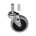 Rubbermaid Mop Bucket/Wringer Replacement Caster, Grip Ring Type C Stem, 3" Wheel, Gray/Silver