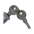Rubbermaid Replacement Lock and Keys for Cleaning Carts, Silver