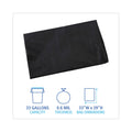 Boardwalk Linear Low Density Industrial Can Liners, 33 gal, 0.6 mil, 33 x 39, Black, 200/Carton