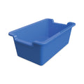 deflecto Antimicrobial Rectangle Storage Bin, Blue