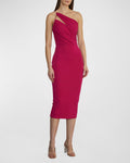 Et Ochs Ruth One Shoulder MIDI Dress,Size 6 by Vanessa Jane