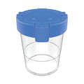 deflecto Antimicrobial No Spill Paint Cup, 3.46 w x 3.93 h, Blue