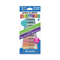 The Pencil Grip Wonder Stix, 3.75 x 0.2, Assorted Colors, 12/Pack