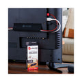 VELCRO Mountable Cable Sleeves, 4.75" X 8", Black, 2/Pack