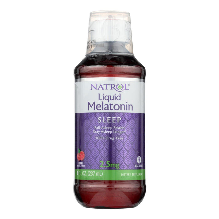 Natrol® Liquid Sleep – 2.5 mg Melatonin – Berry Flavor 8 Fl oz by Pasteur Pharmacy