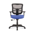 Alera Elusion Series Mesh Mid-Back Swivel/Tilt Chair, Supports Up to 275 lb, 17.9" to 21.8" Seat Height, Navy Seat