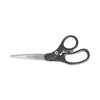 Westcott KleenEarth Basic Plastic Handle Scissors, 8" Long, 3.1" Cut Length, Black Offset Handle