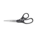 Westcott KleenEarth Basic Plastic Handle Scissors, 8" Long, 3.1" Cut Length, Black Offset Handle