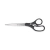 Westcott KleenEarth Basic Plastic Handle Scissors, 9" Long, 4.25" Cut Length, Black Straight Handle