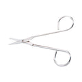 First Aid Only Scissors, Pointed Tip, 4.5" Long, Nickel Straight Handle