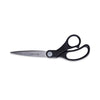Universal Stainless Steel Office Scissors, 8.5" Long, 3.75" Cut Length, Black Offset Handle