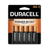 Duracell Power Boost CopperTop Alkaline AA Batteries, 8/Pack