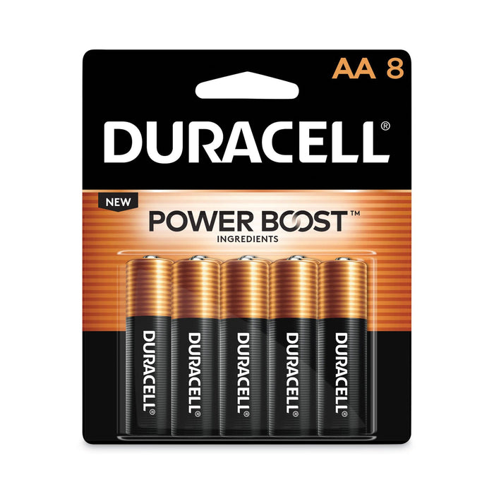 Duracell Power Boost CopperTop Alkaline AA Batteries, 8/Pack