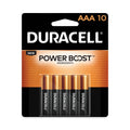 Duracell Power Boost CopperTop Alkaline AAA Batteries, 10/Pack