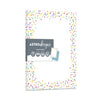 Astrodesigns Pre-Printed Paper, 28 lb Bond Weight, 8.5 x 11, Watercolor Dots, 100/Pack