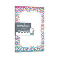 Astrodesigns Pre-Printed Paper, 28 lb Bond Weight, 8.5 x 11, Confetti, 100/Pack
