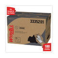 WypAll Power Clean Oil, Grease and Ink Cloths, BRAG Box, 12.1 x 16.8, Blue, 180/Box