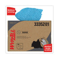 WypAll Power Clean Oil, Grease and Ink Cloths, BRAG Box, 12.1 x 16.8, Blue, 180/Box
