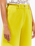 French Connection Emiko Whisper Bermuda Shorts in Warm Olive, Size 4 by Vanessa Jane