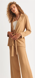 Skin Elenora Organic Classic Belted Blazer by Vanessa Jane