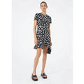 Michael Kors Petal Crepe Ruffle Dress, Size Small by Vanessa Jane