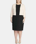 Tommy Hilfiger Women's 3/4 Sleeve Open Cardigan Sweater, Pink ,Size 3X by Vanessa Jane