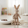 Long Ear Bunny Stuffed Animal - 14" Ultra Soft Plush | Cream by ozznekshoes