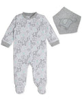Chickpea Cutie Pie Baby Baby Boys 2-PC. Printed Cotton Coverall and Banda Set by Vanessa Jane