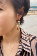 Playful Heart Hoop Earrings