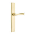 Emtek Assa Abloy Unkeyed, Fixed Passage Handle in Satin Brass by Vanessa Jane