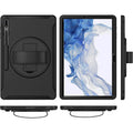 Raider Series Heavy Duty Hand Strap Case - Galaxy Tab S8 Ultra by Zerodamage Sahara Case LLC