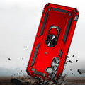 Military Kickstand Series with Belt Clip Case for Samsung Galaxy A54 5G - Red by Zerodamage Sahara Case LLC