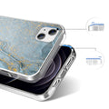 iPhone 13/14 Blue Marble Case - Elegant Protection | Inspire Series by Zerodamage Sahara Case LLC