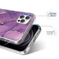 Purple Marble Series Case - iPhone 13 Pro by Zerodamage Sahara Case LLC