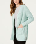 Style and Co Chenille Open-Front Cardigan by Vanessa Jane